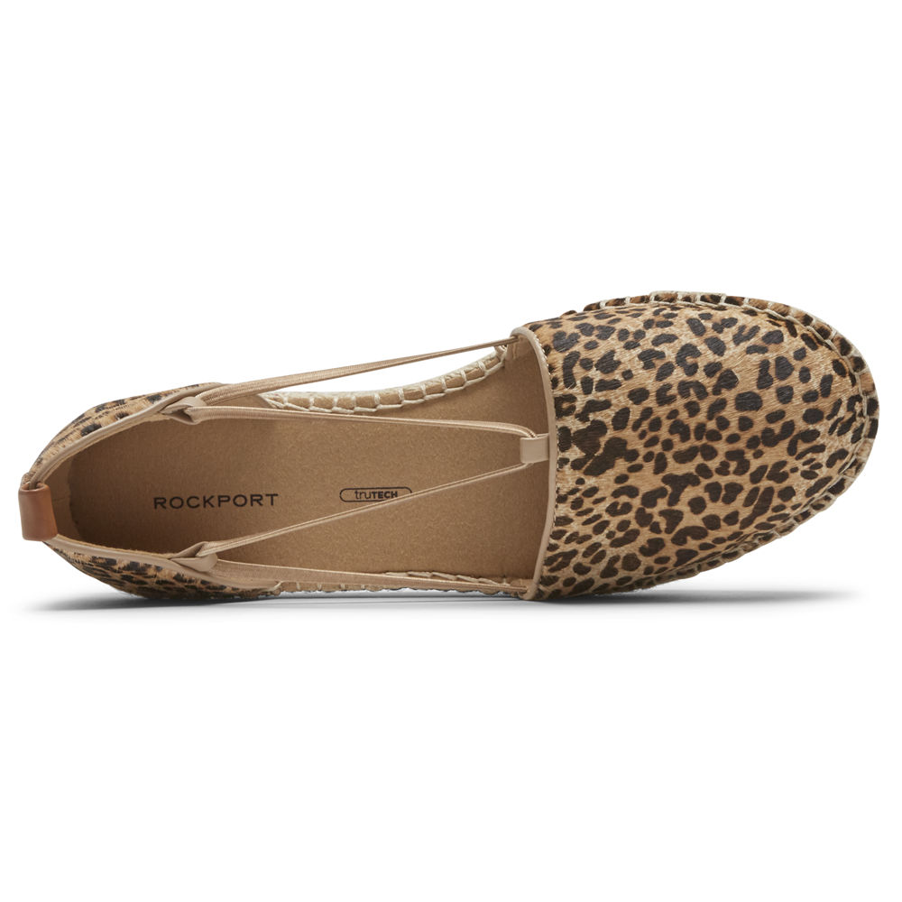 Rockport Singapore Womens Slip-On - Seaview Bungee Leopard - KR8219347